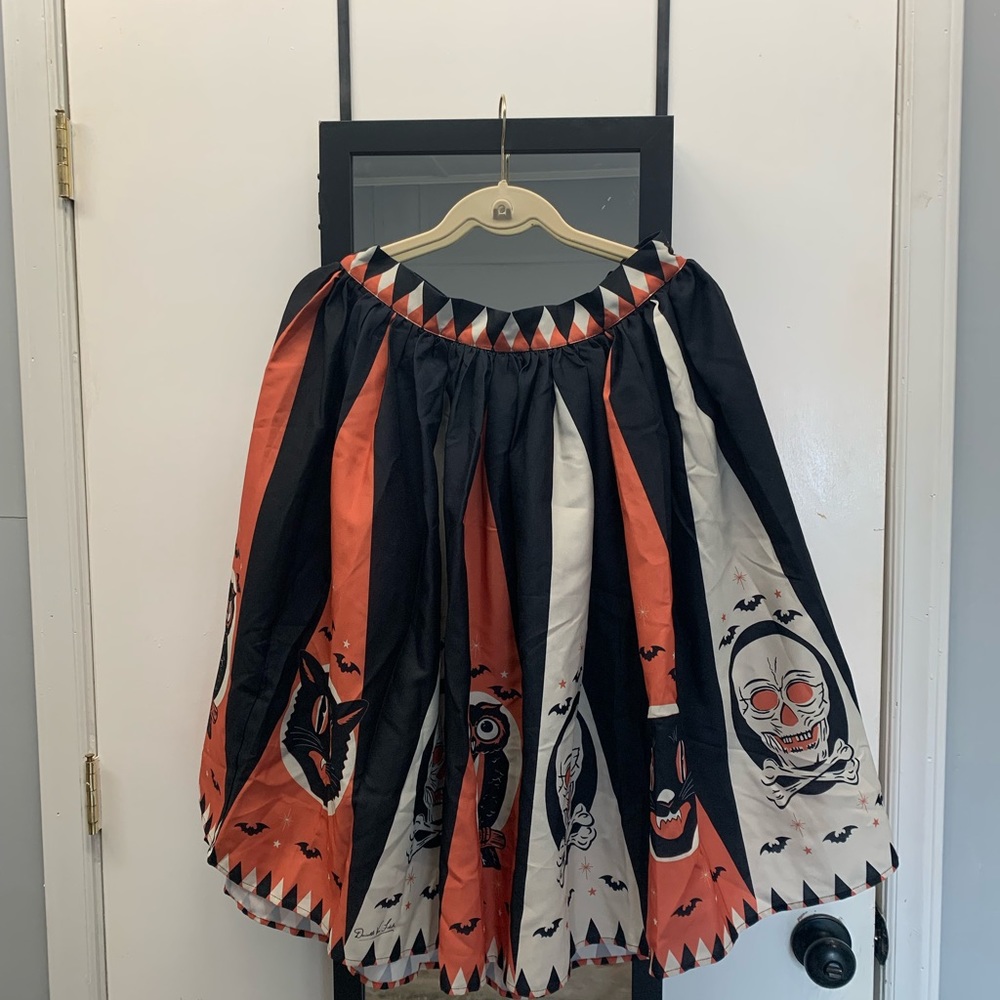 Oblong Halloween skirt. New
